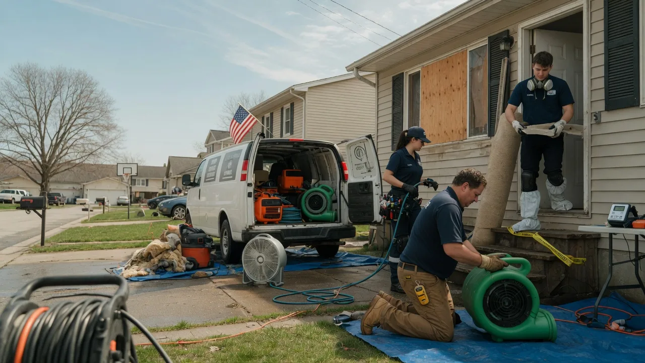 Water Damage Restoration in Keezletown, VA near me